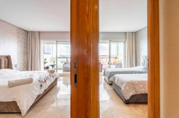 Appart 100 M2 Haut Standing En Bord De Mer Casablanca Bagian luar foto